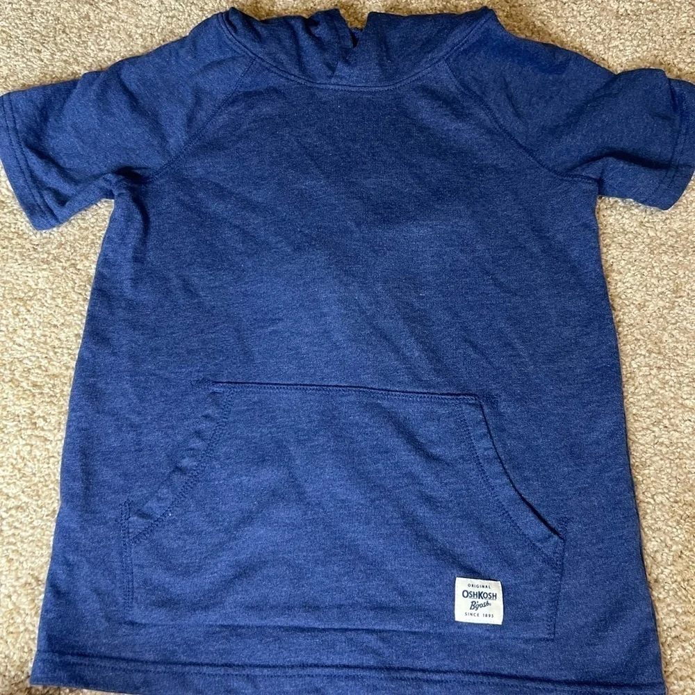 OshKosh B'gosh Navy Short Sleeve Hoodie